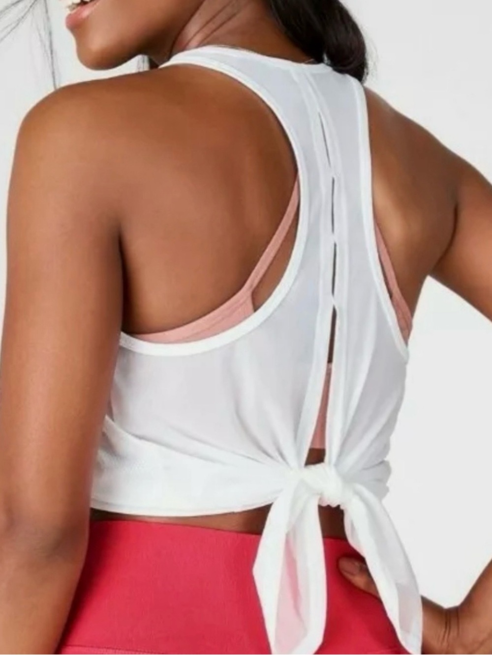 NWT Fabletics Mina Tie Up Tank Top
